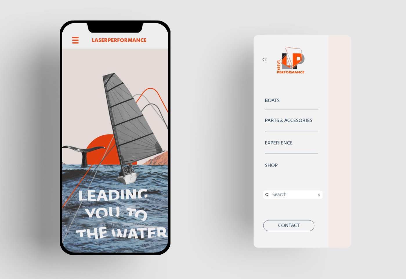 Website Layout: LaserPerformance