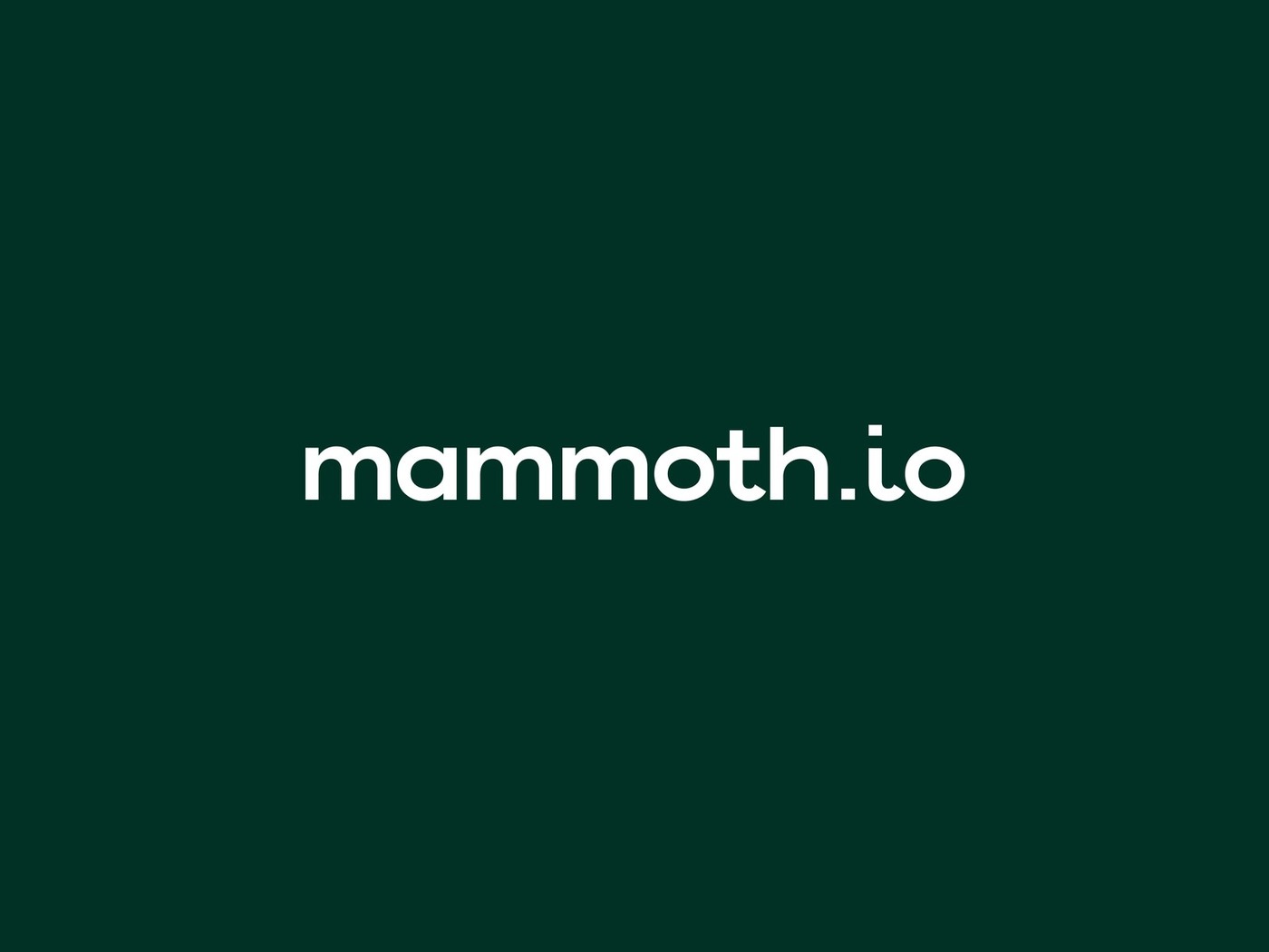 Mammoth: Marketing